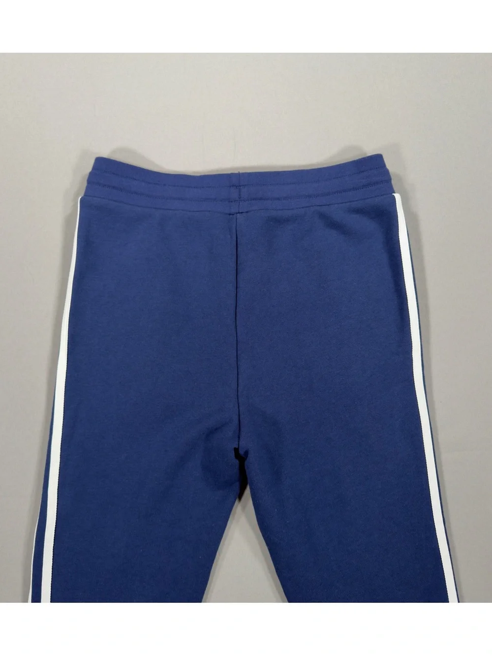 Adidas Youth M Medium Trefoil Pants Navy Blue White Stripe Joggers Tracksuit NWT